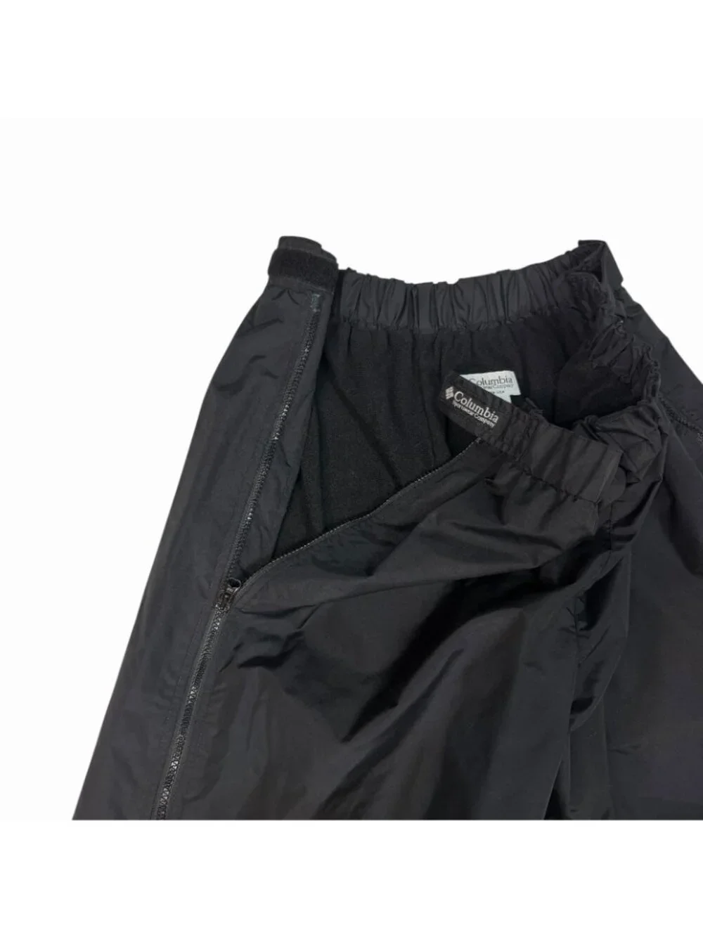 Columbia Zip Tear Away Snow Pants Size Large Mens Full Side Zip Ski Winter Sport